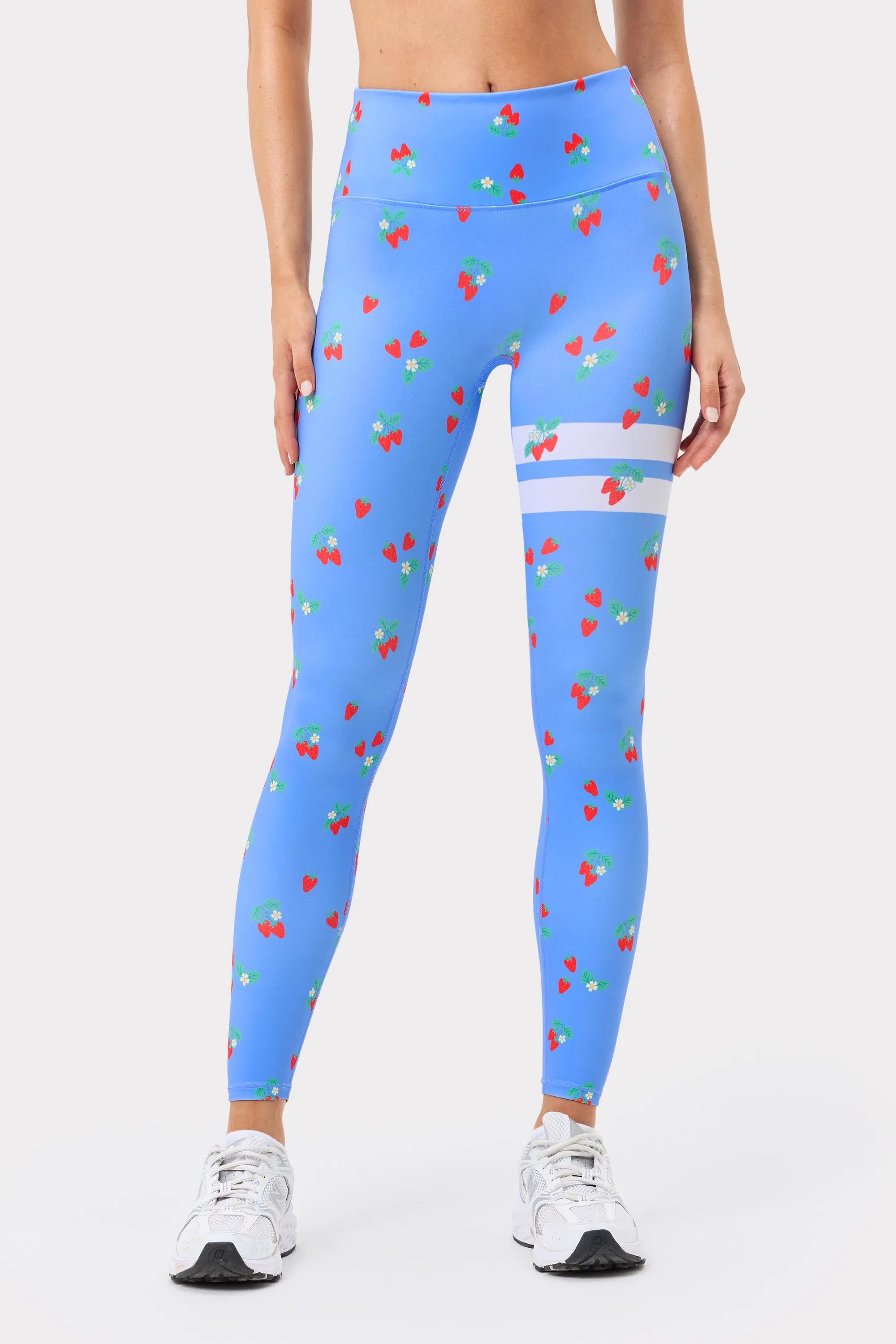 Signature One Leggings Strawberry Fields Blue