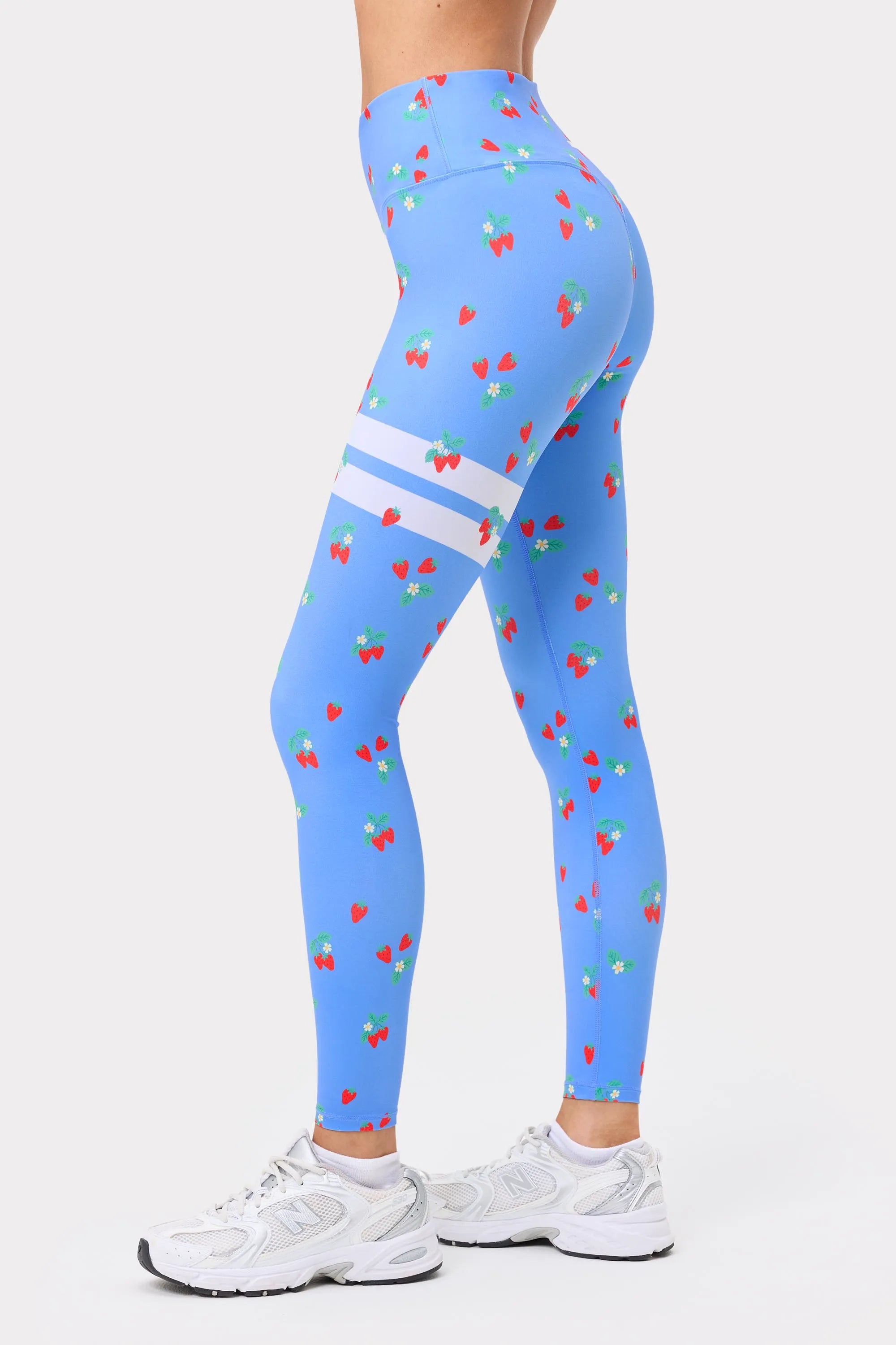 Signature One Leggings Strawberry Fields Blue