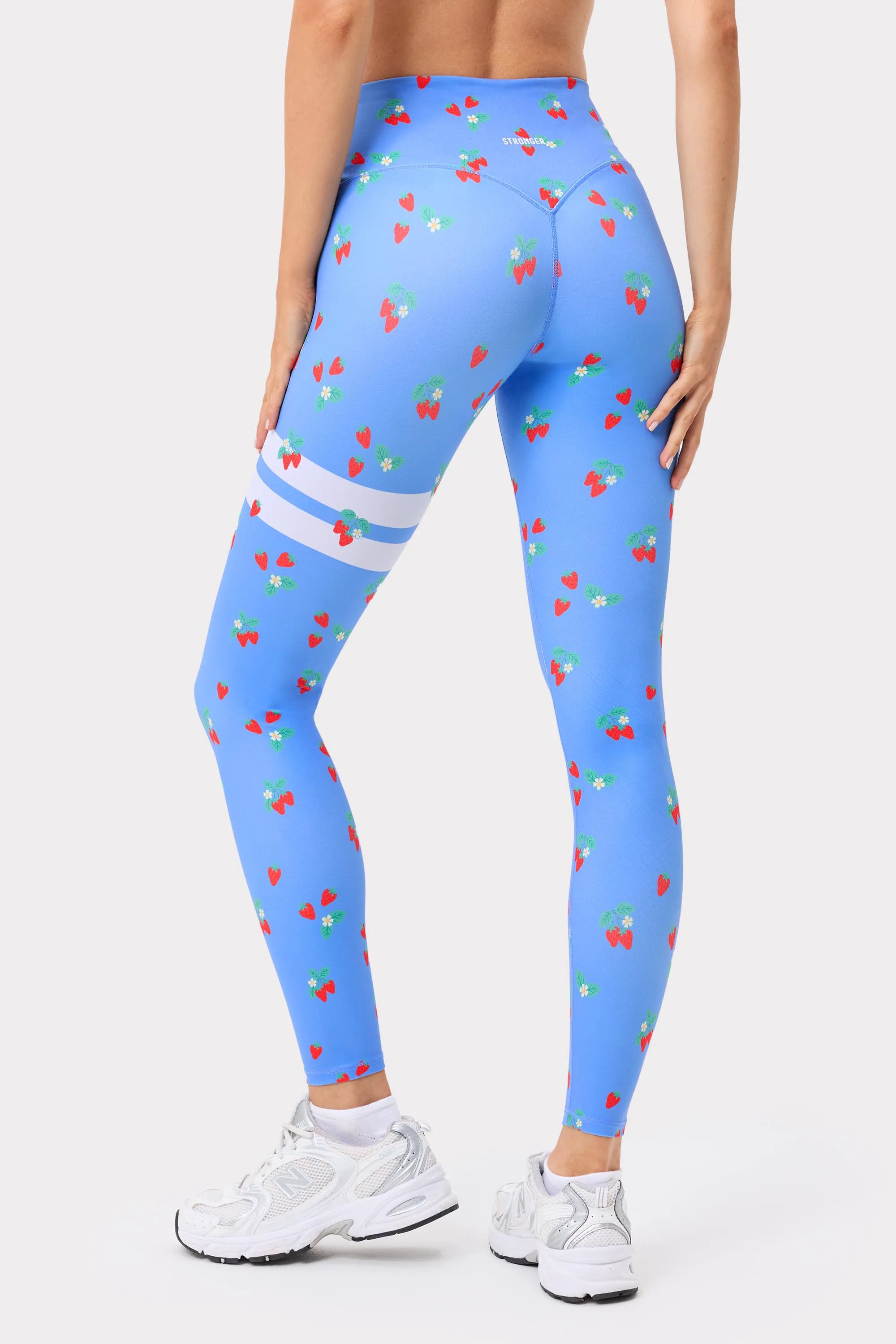Signature One Leggings Strawberry Fields Blue