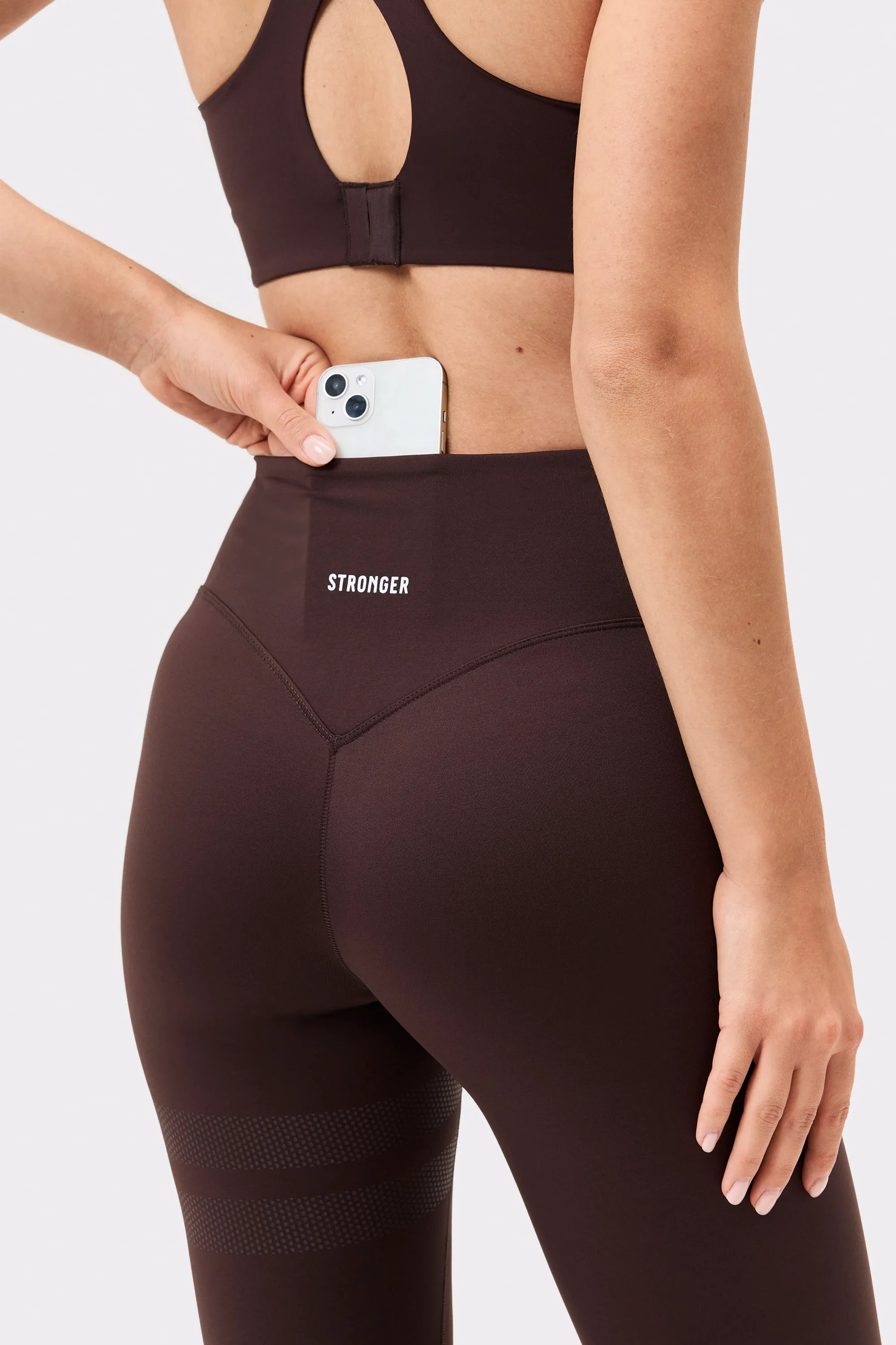 Signature One Leggings Dark Brown