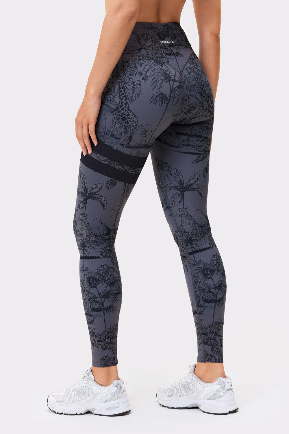 Signature One Leggings Dark Toile Print