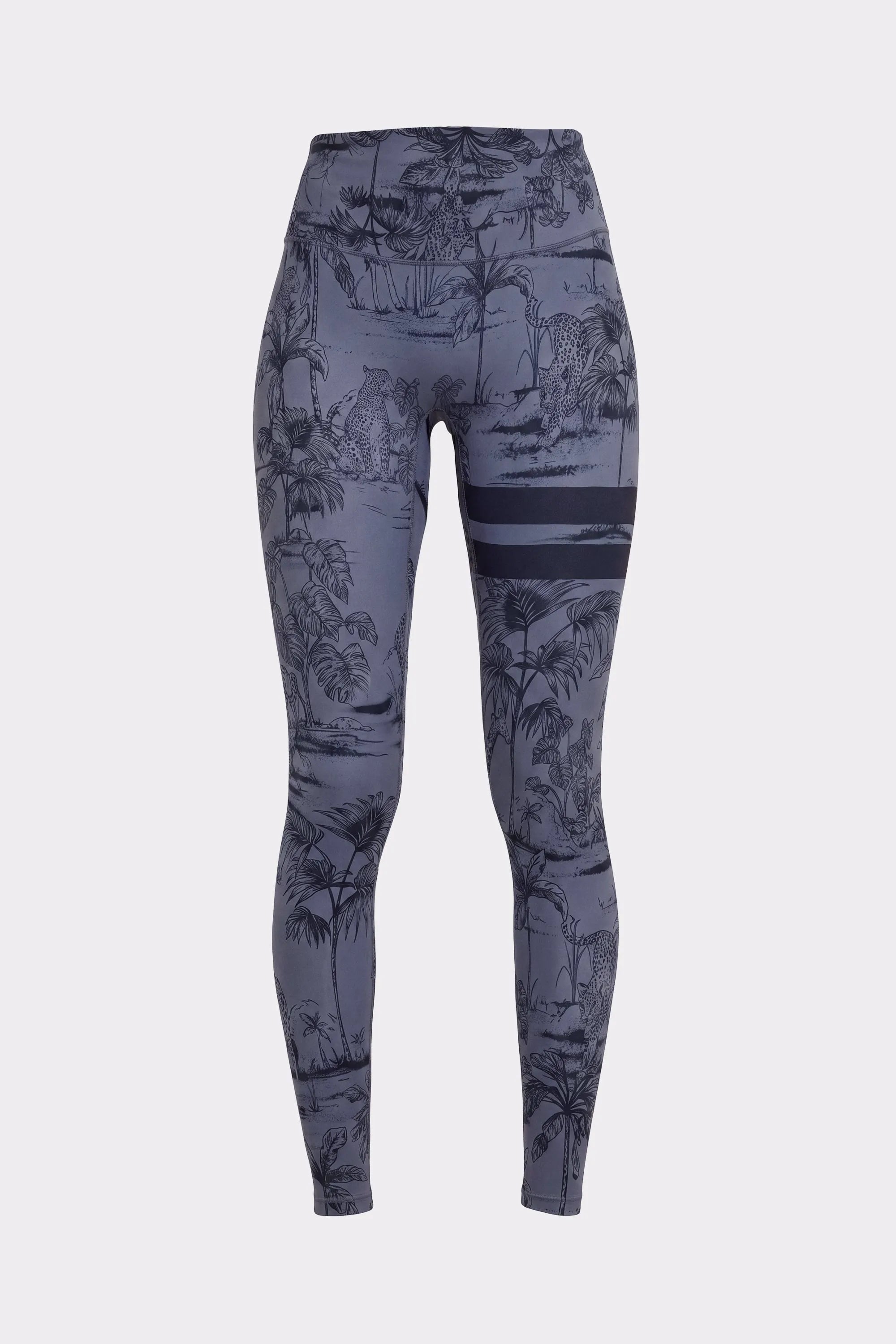 Signature One Leggings Dark Toile Print