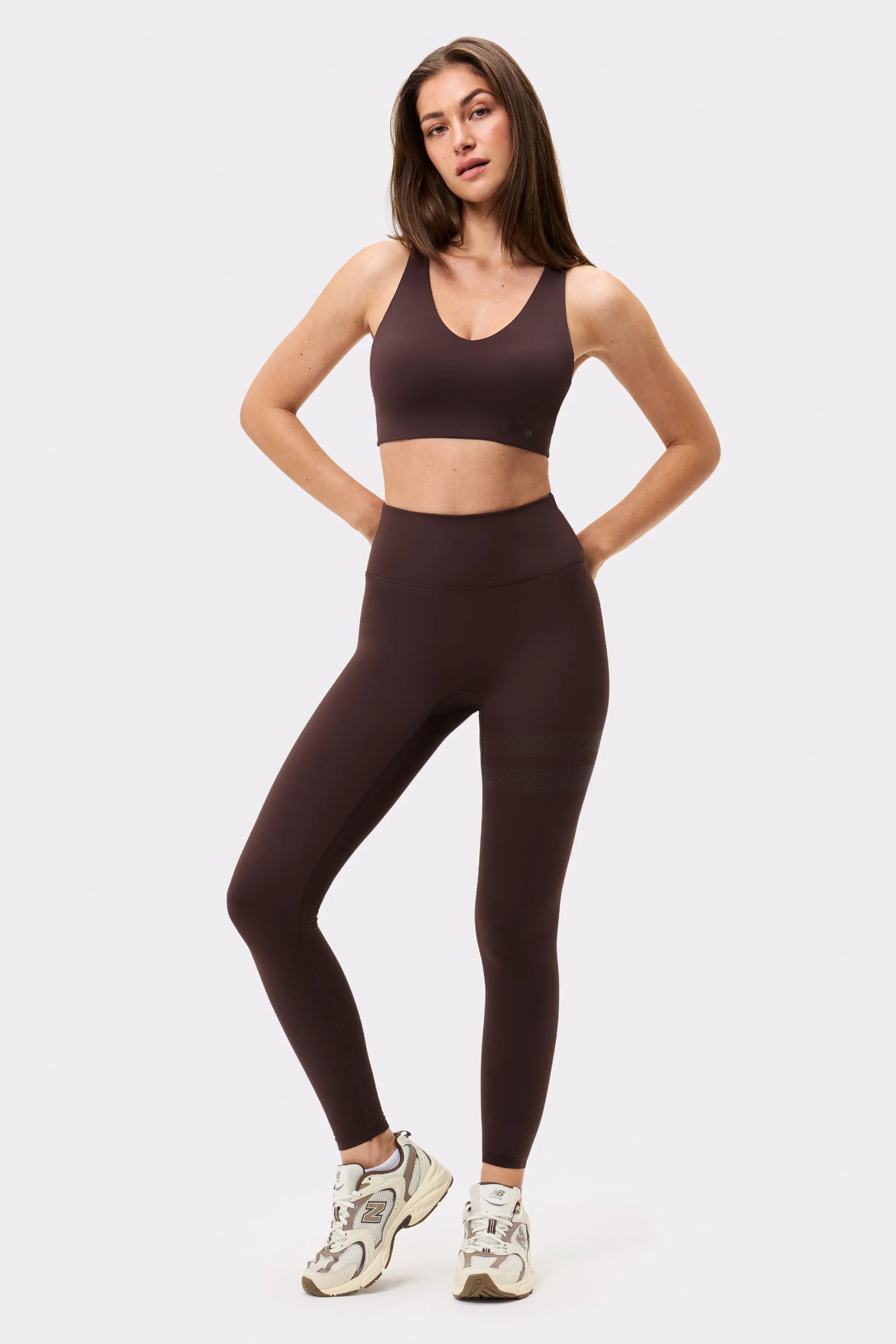 Signature One Leggings Dark Brown