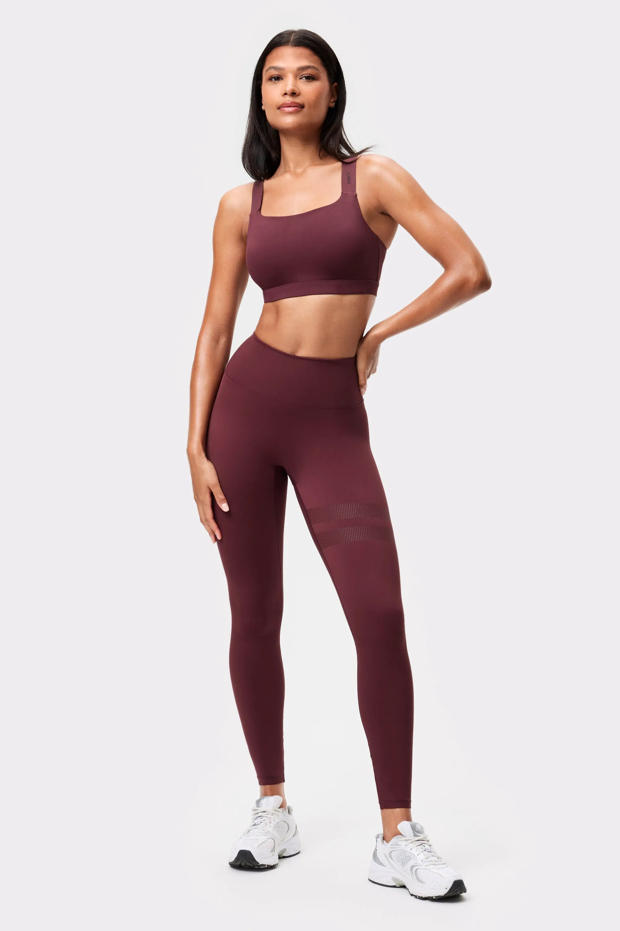 Signature One Leggings Burgundy