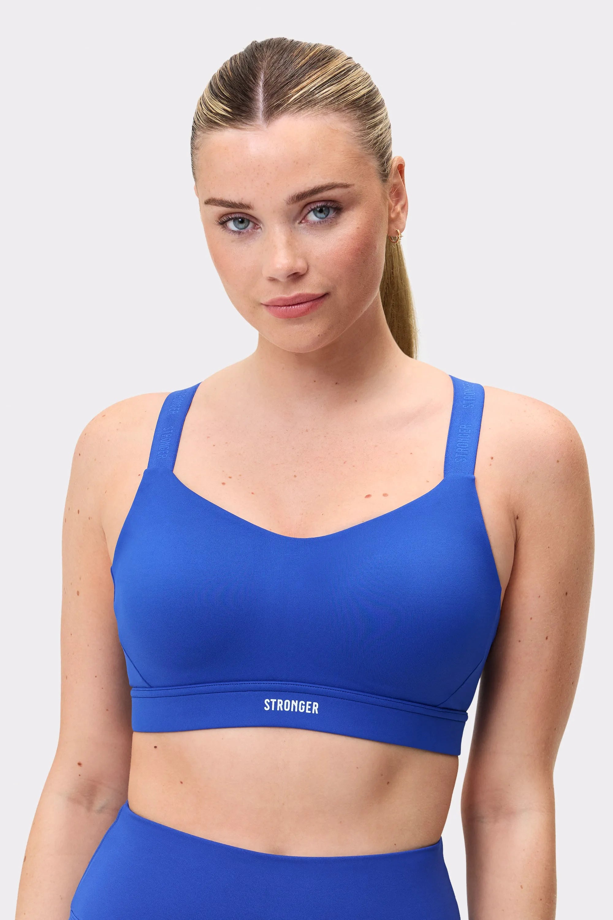 Sports Bra Stronger Blue
