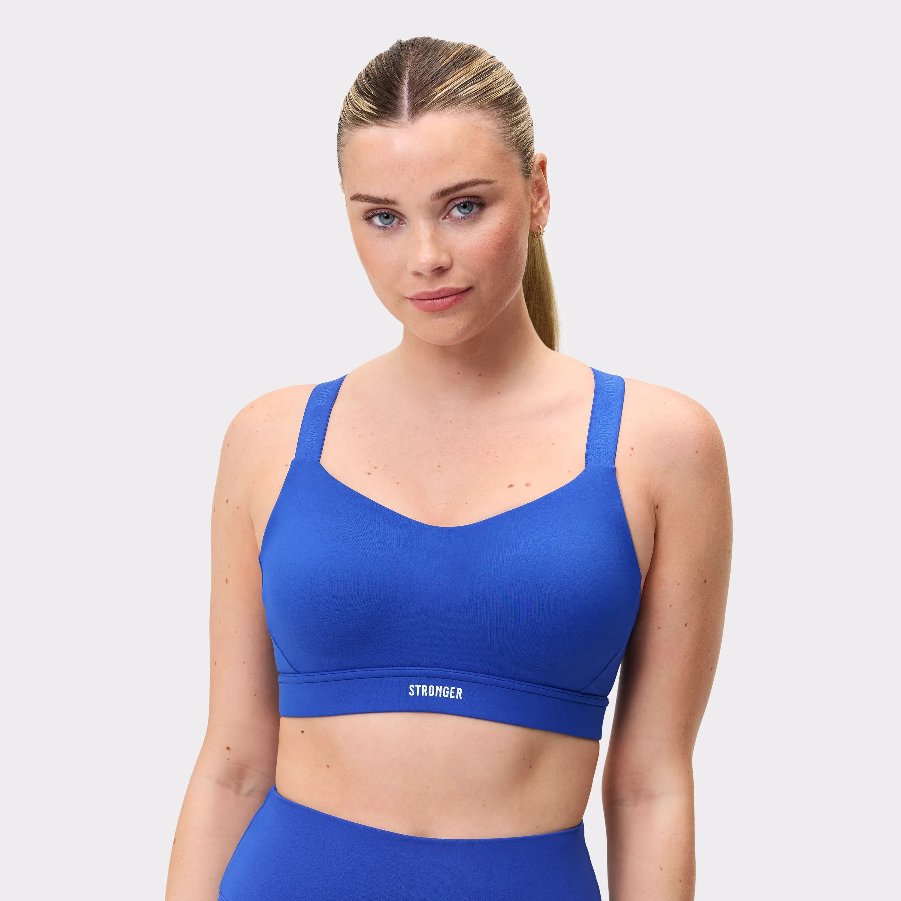 Sports Bra Stronger Blue