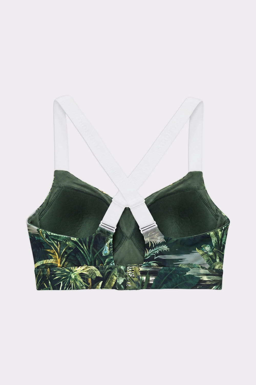Sports Bra Tropical Leaves Print